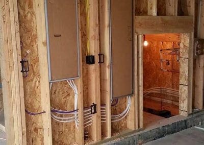 New construction with fuse boxes