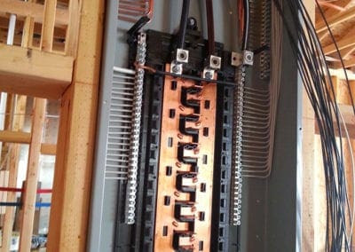 Fuse panel being installed